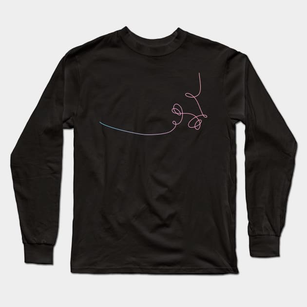 Love Yourself: Tear - R version Long Sleeve T-Shirt by ZeroKara